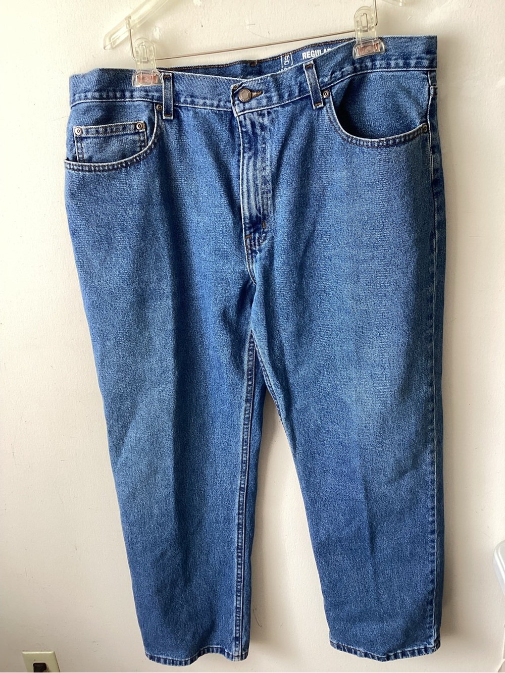 Georg Classic Men's Blue Denim Jeans - Regular Fit